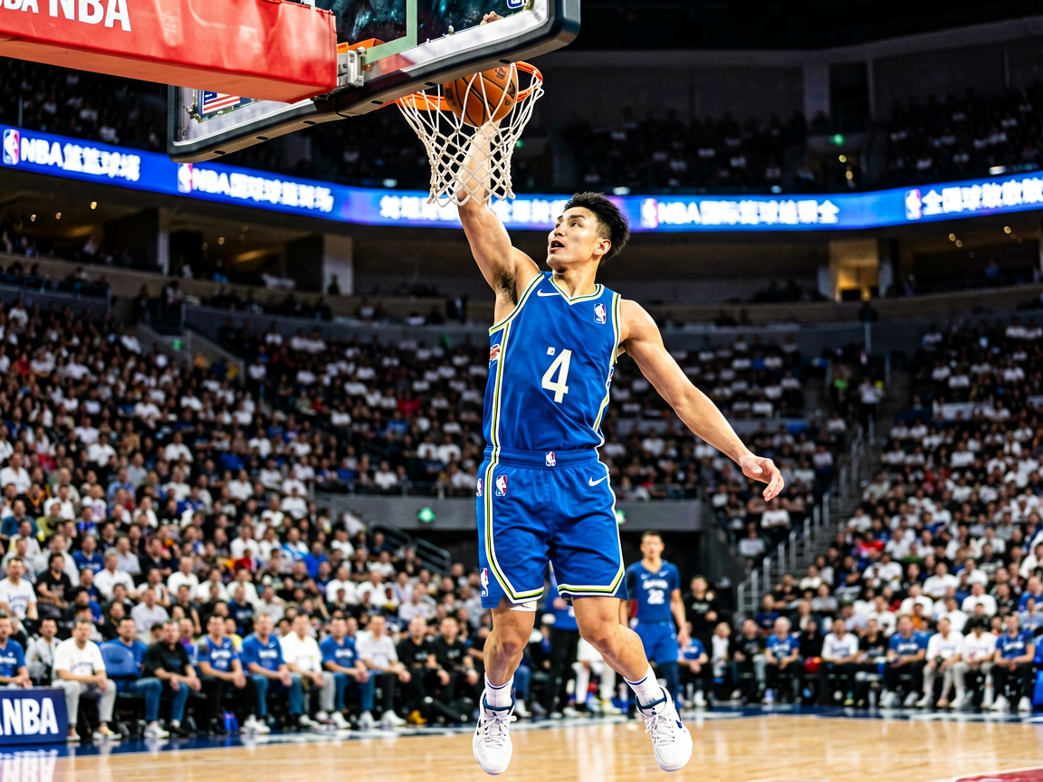 篮球赛事：NBA赛场精彩扣篮瞬间，体现篮球运动的速度与力量